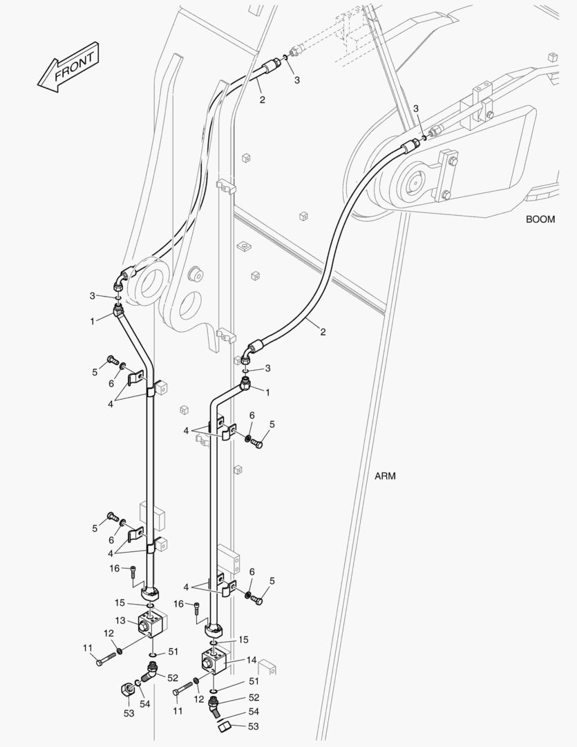 6260 ARM PIPING-ROTATION(ARM 3.2m)