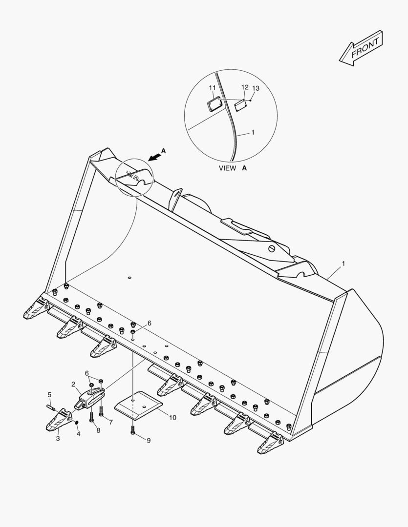 5530 BUCKET - 4.2гЋҐ - TOOTH