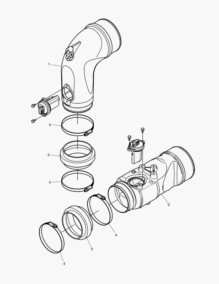 022 AIR PIPE,MASS FLOW SENSER