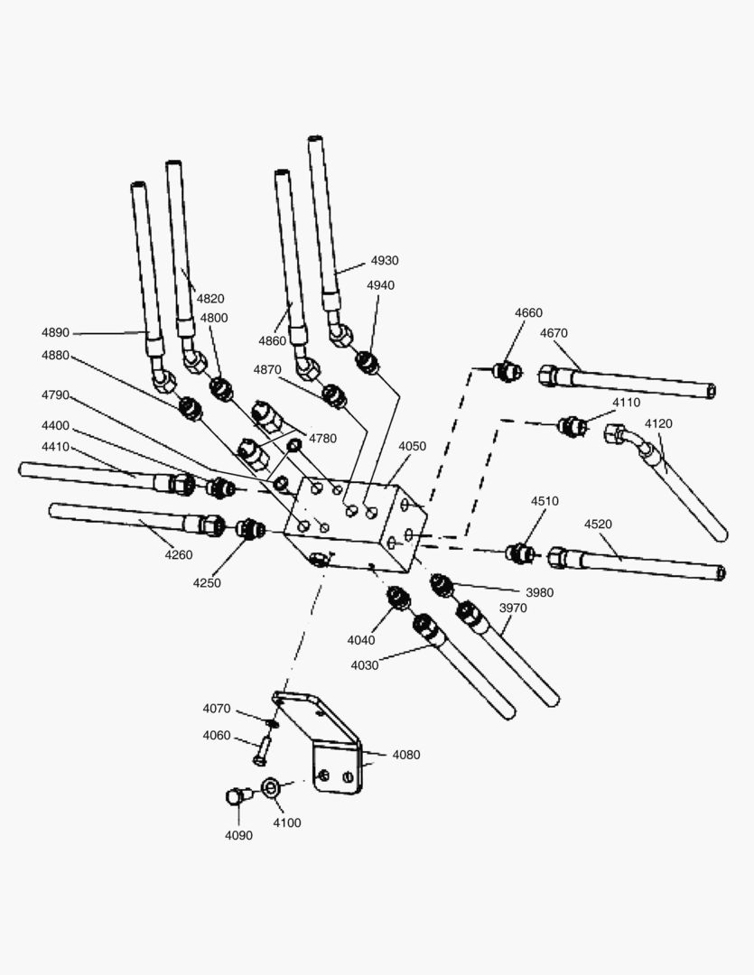 G190-48 ACCUMULATOR CONNECTION BLOCK