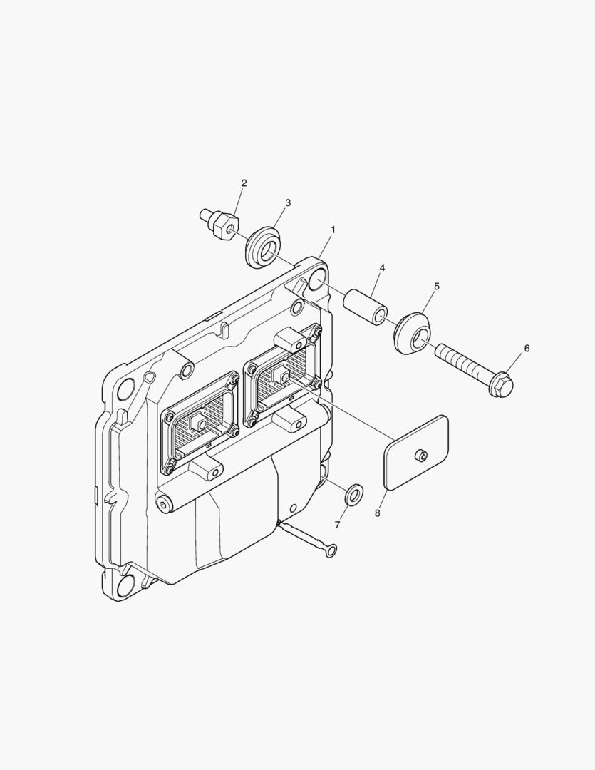 Спецтехника 013 ENGINE CONTROL MODULE - главное фото