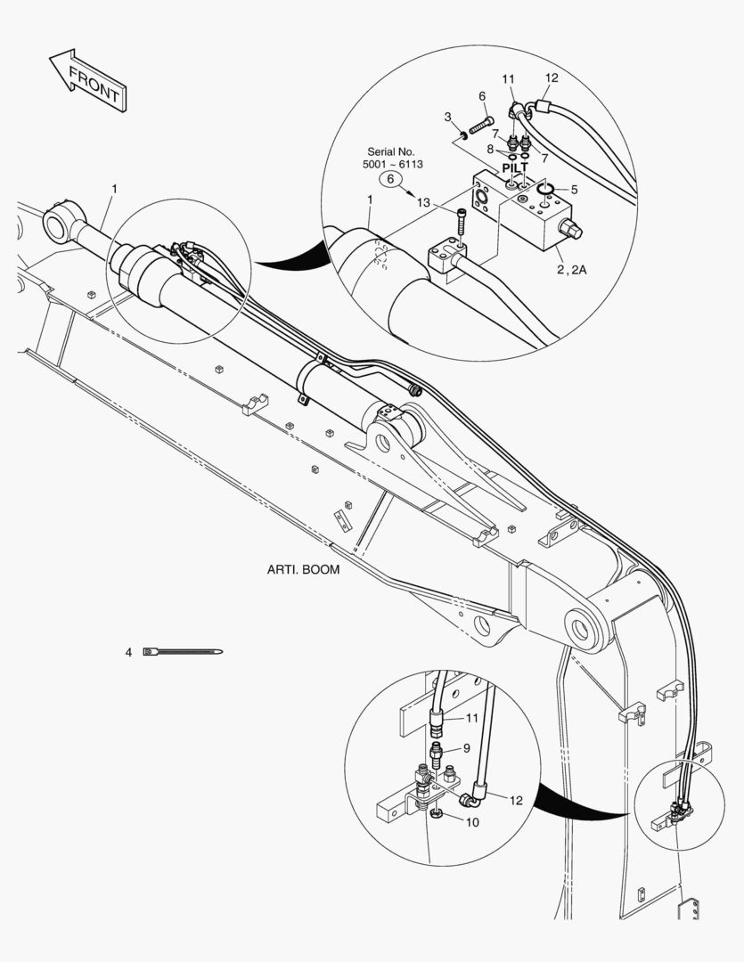ШАРНИРНАЯ ГИДРОСИСТЕМА РУКОЯТИ - ГИДРОЗАМОК