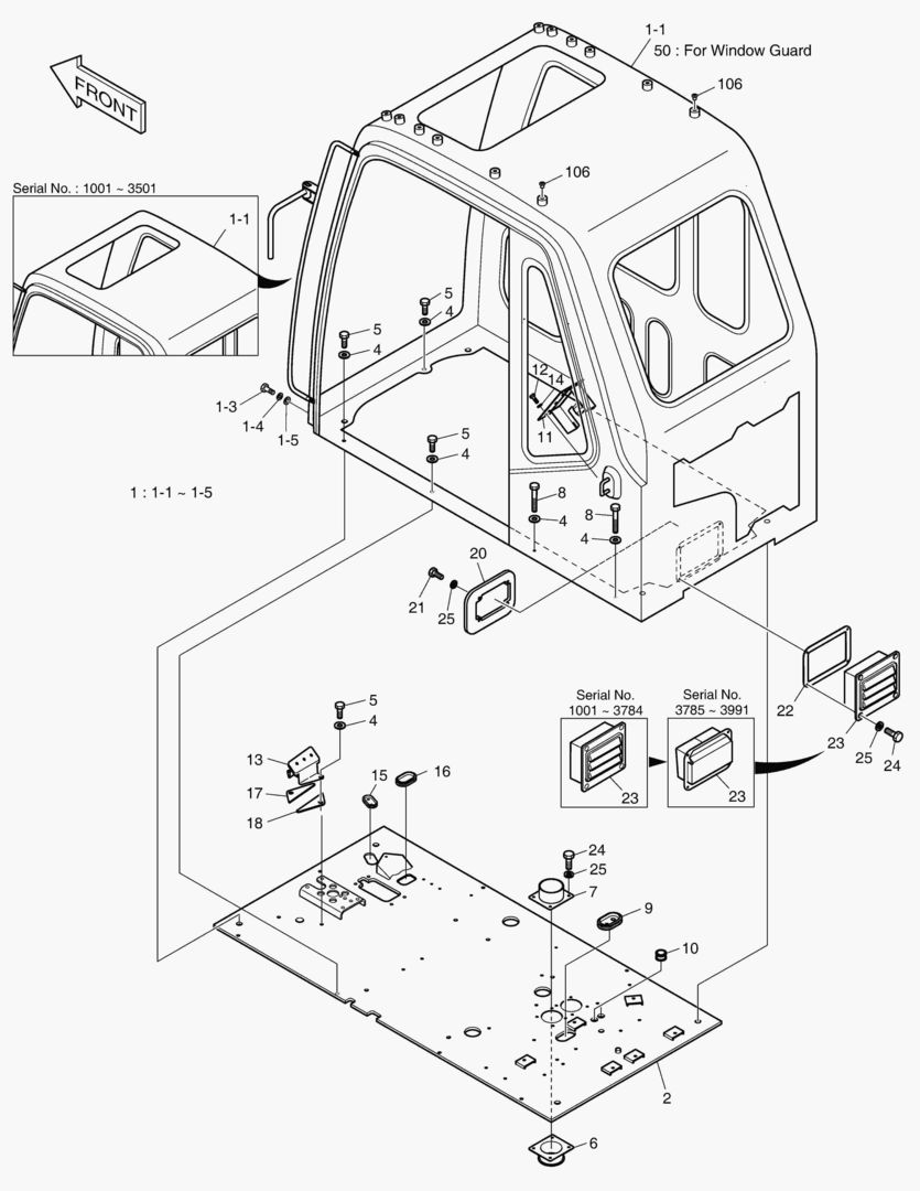 КАБИНА В СБОРЕ