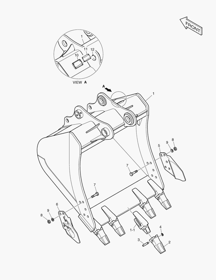 3130 BUCKET ASS`Y - 1.17mВі