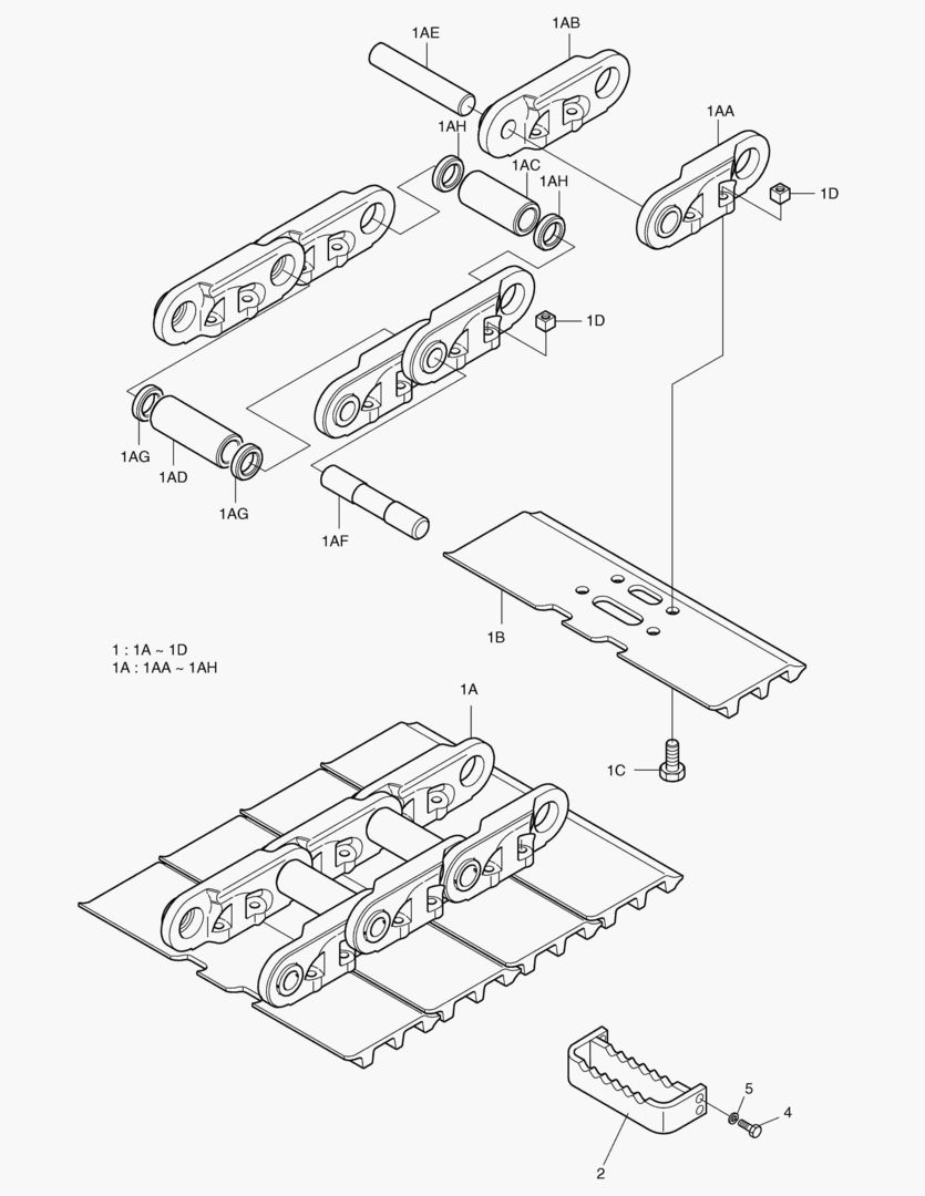 Спецтехника 6260 TRACK SHOE-OPT. [1001~10041]