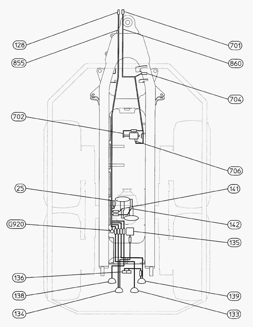 G067-5 ELECTRICAL SYSTEM; REAR FRAME