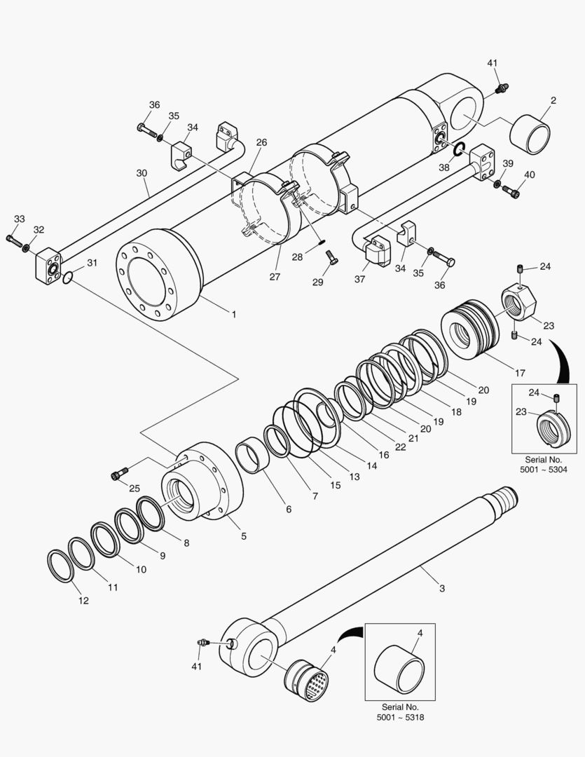 Спецтехника 4270 BUCKET CYLINDER - ARM 2.5m [5001~5352] - главное фото