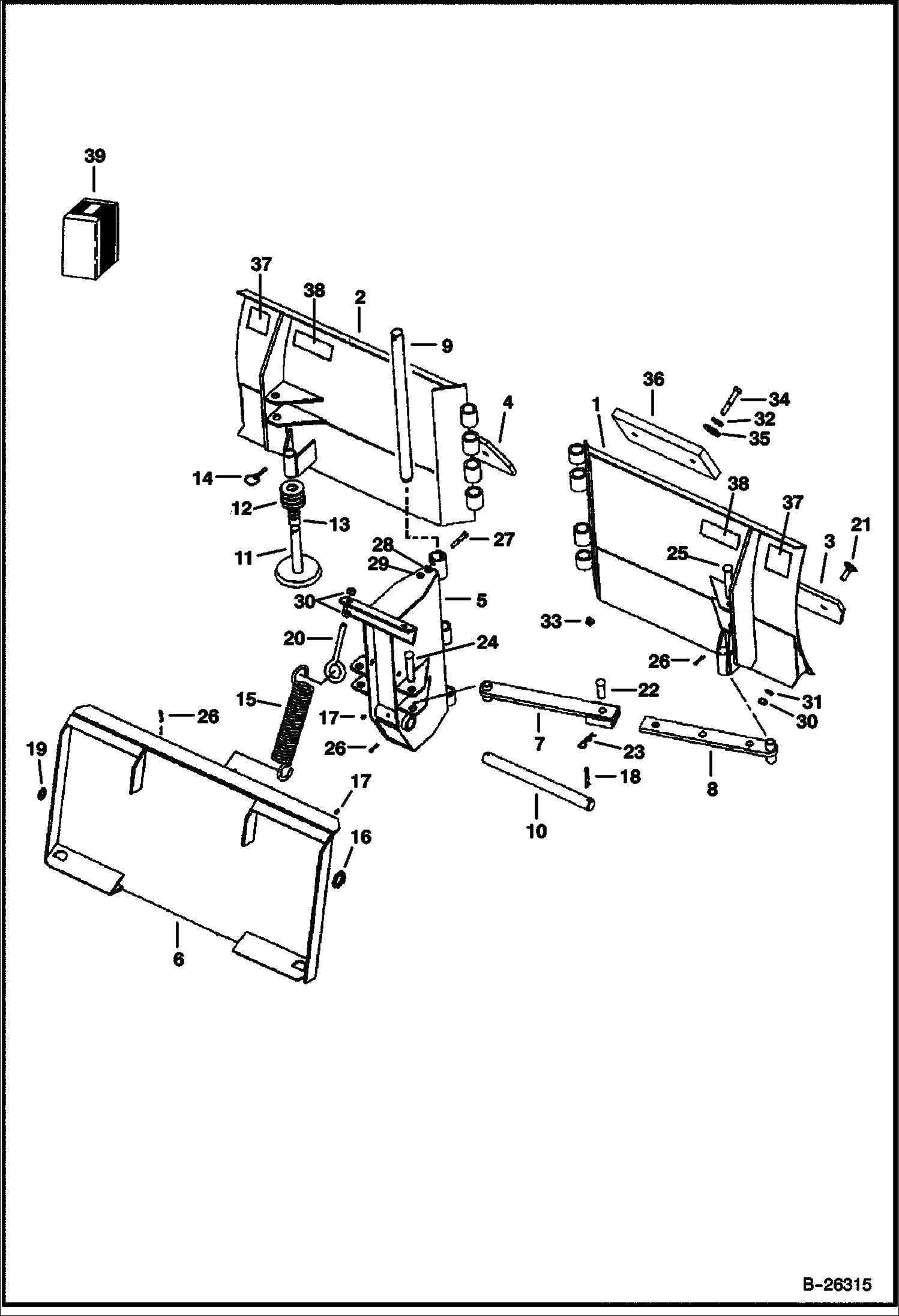 V-ОТВАЛ (РУКОВОДСТВО ПОЛЬЗОВАТЕЛЯ) (НЕГИДРАВЛИЧЕСКИЙ) (60--)