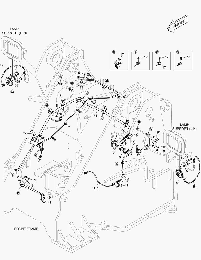ЭЛЕКТРИЧЕСКИЕ ЗАПЧАСТИ - ФРОНТАЛЬНЫЙ