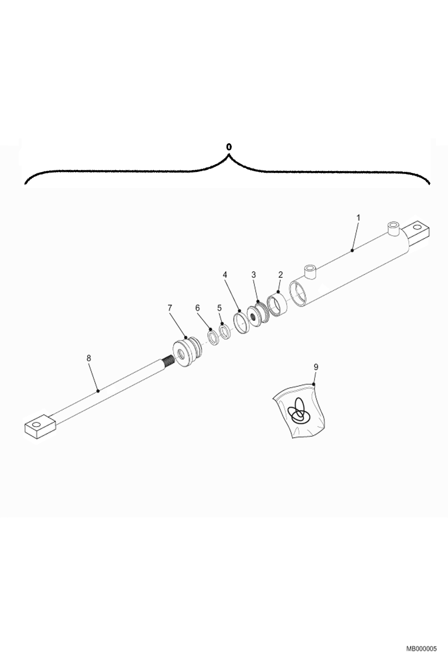 ЦИЛИНДР - ВЫПУСКНАЯ ЗАСЛОНКА 991000624 И НИЖЕ