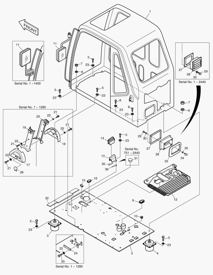 КАБИНА В СБОРЕ