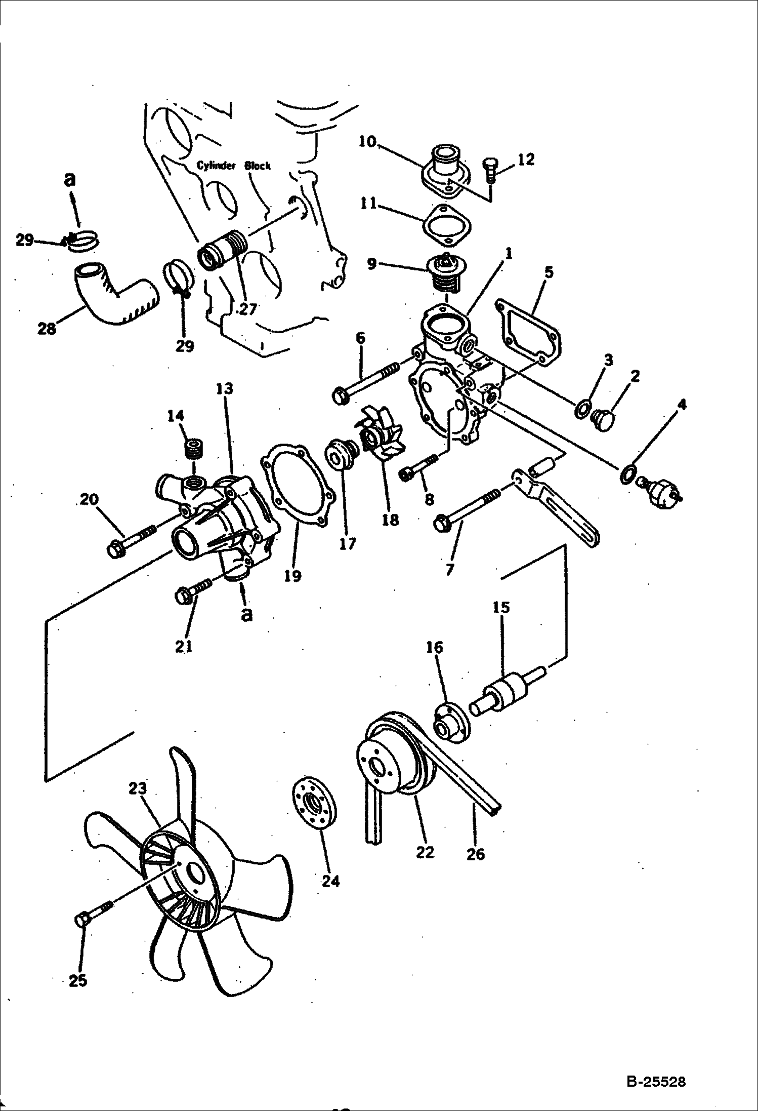 ВОДЯНАЯ ПОМПА И ВЕНТИЛЯТОР ОХЛАЖДЕНИЯ