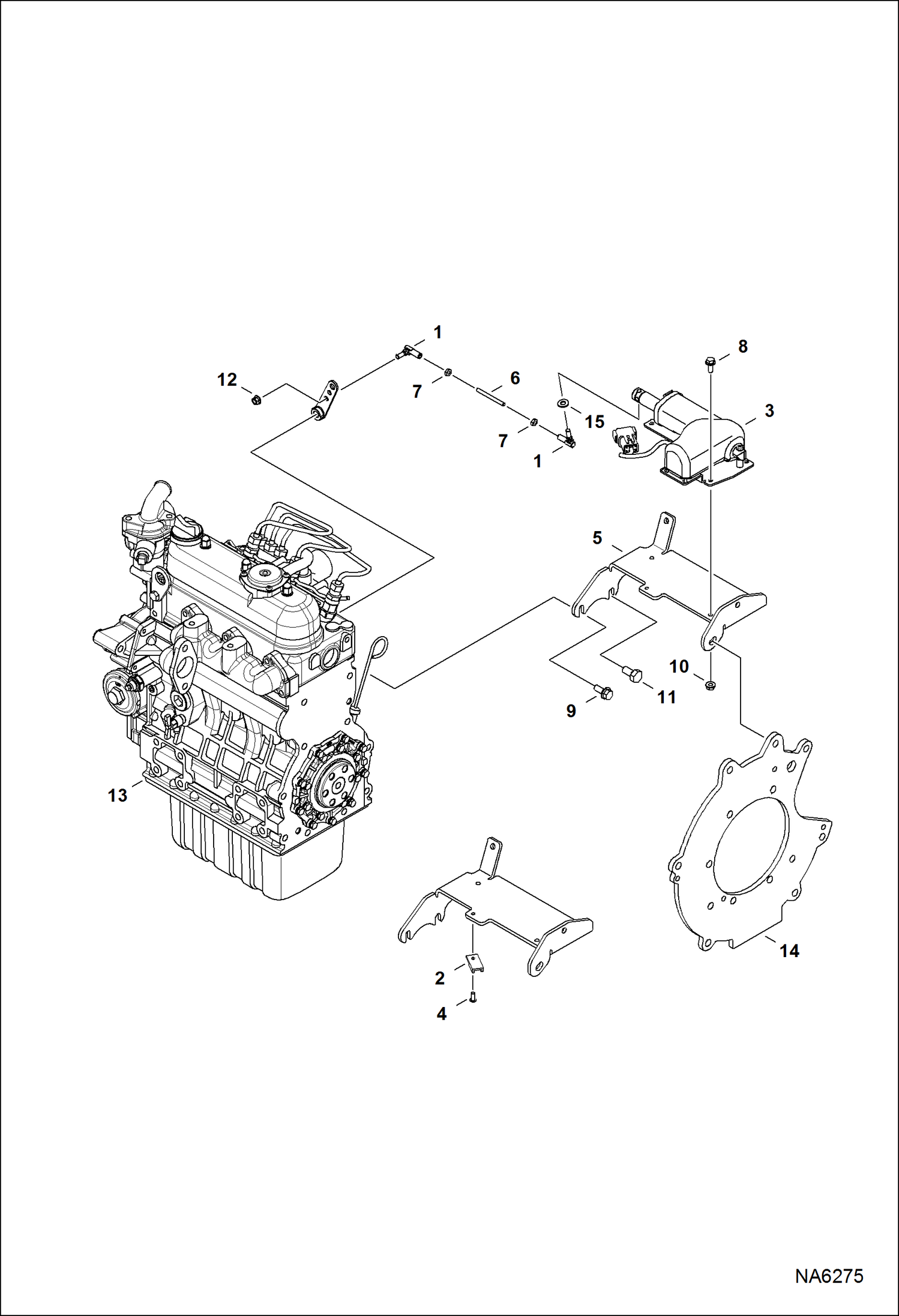 МЕХАНИЗМ УПРАВЛЕНИЯ ДРОССЕЛЬНОЙ ЗАСЛОНКОЙ (РЕЖИМ "ПЕРЕРЫВ В РАБОТЕ") (СЕРИЙНЫЙ НОМЕР B3JE11001 - B3JE12601)