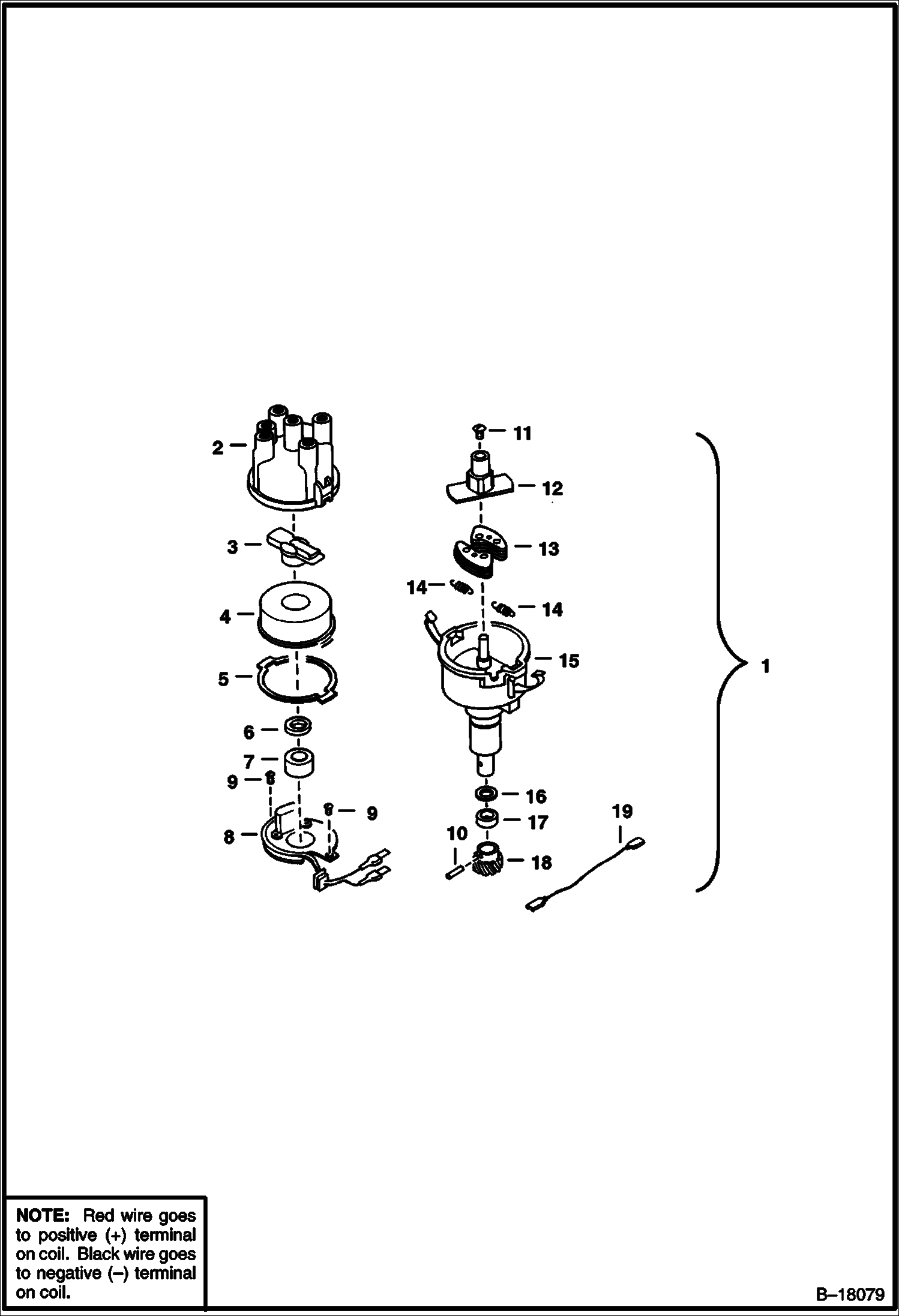 РАСПРЕДЕЛИТЕЛЬНОЕ УСТРОЙСТВО (ПОВЫШЕННОЙ НАДЕЖНОСТИ - ДВИГАТЕЛЬ СЕРИЙНЫЙ НОМЕР 6193828 И ВЫШЕ)