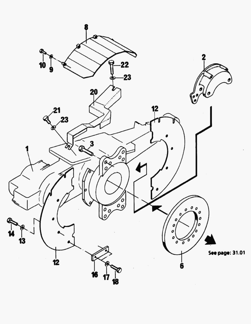 G032-3 BRAKE PROTECTION; FRONT
