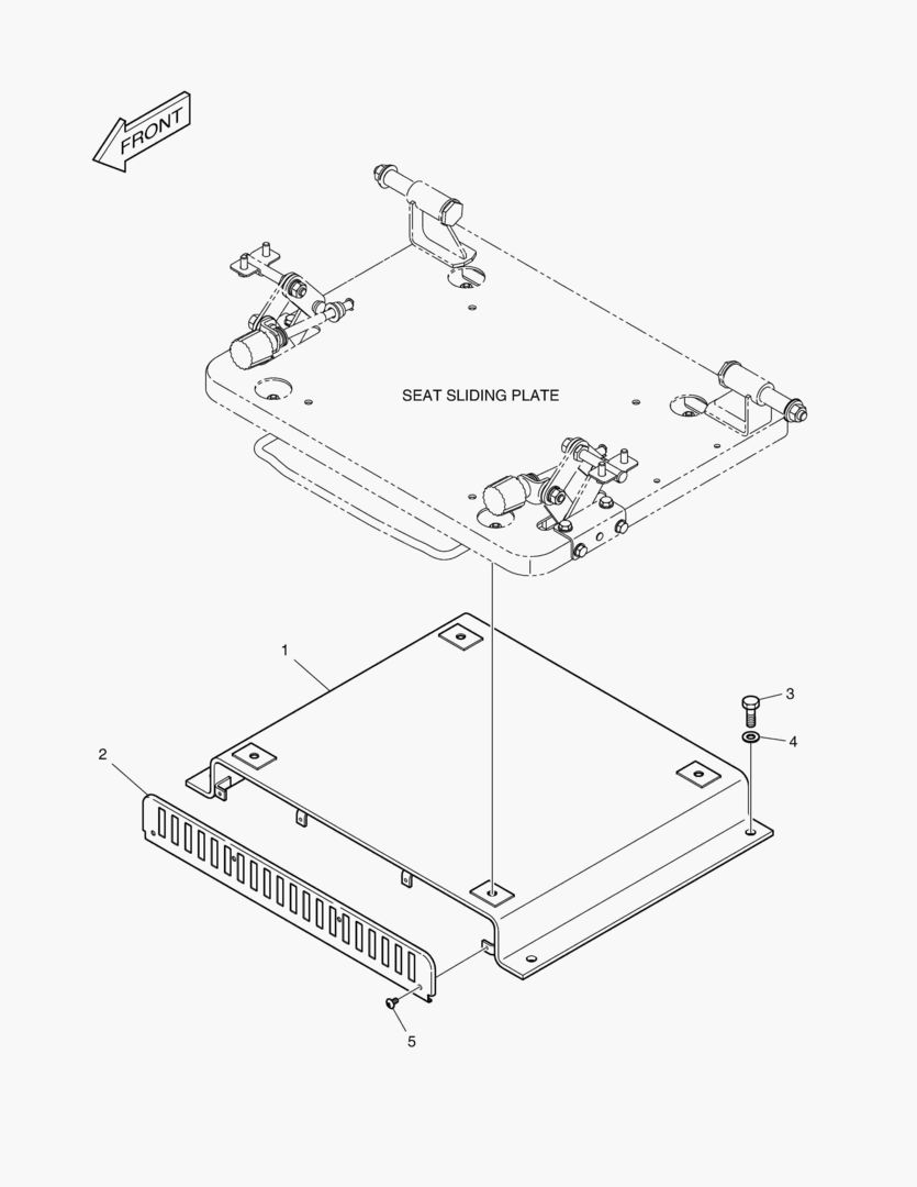 1530 SEAT PLATE - EUROPE & U.S.A