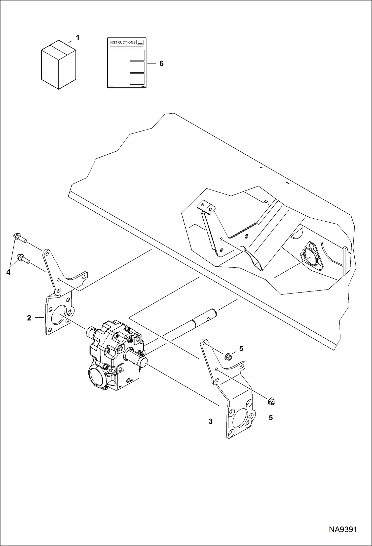 КОМПЛЕКТ ДЛЯ УСТАНОВКИ КОРОБКИ ПЕРЕДАЧ (70-- B1CZ)