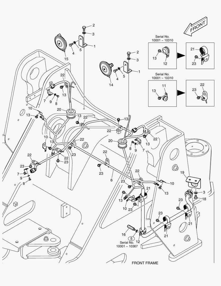 ЭЛЕКТРИЧЕСКИЕ ЗАПЧАСТИ - ФРОНТАЛЬНЫЙ