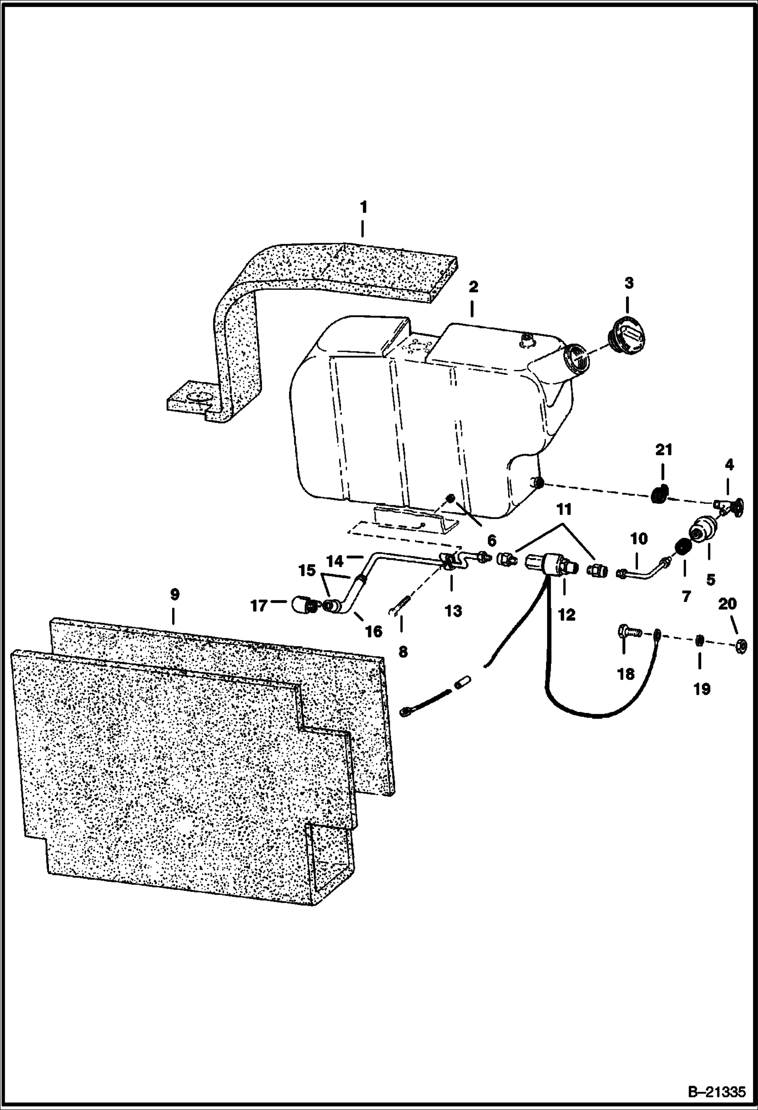 СИСТЕМА ПОДАЧИ ТОПЛИВА СЕРИЙНЫЙ НОМЕР 14001 И ВЫШЕ