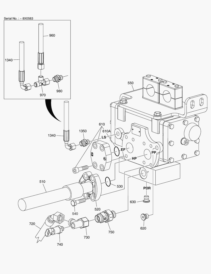 G191-22 STEERING VALVE [8X0550~]