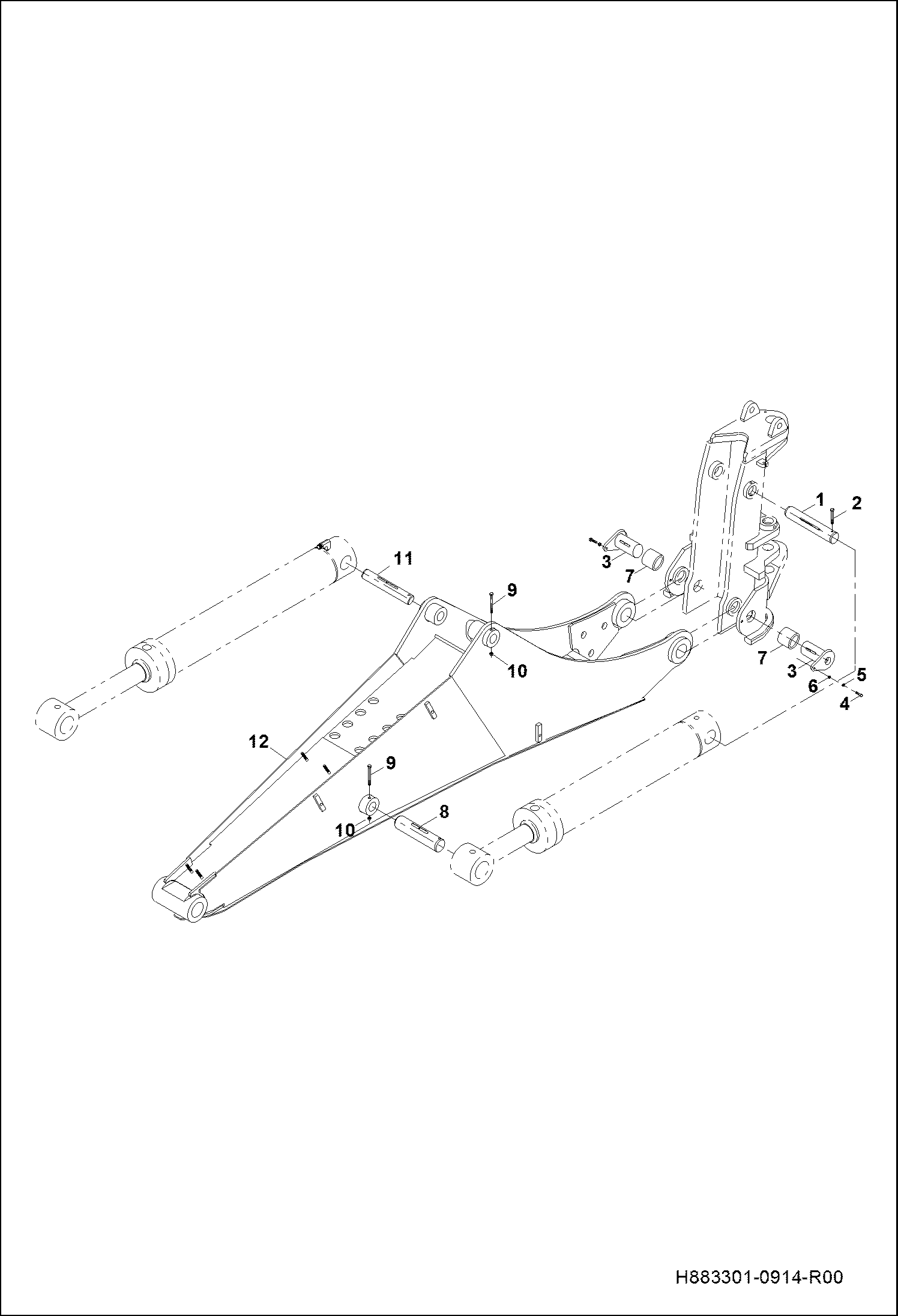 СХЕМА СОЕДИНЕНИЯ СТРЕЛЫ