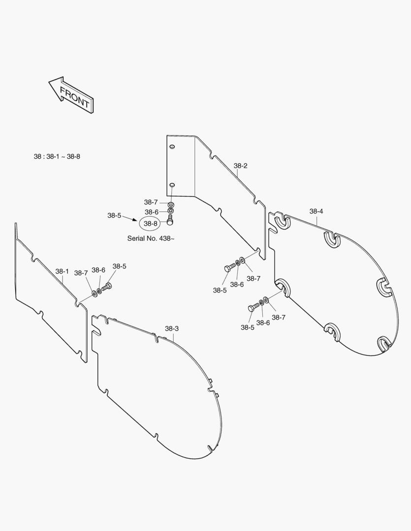КРЫШКА ТРУБОПРОВОДА ХОДА