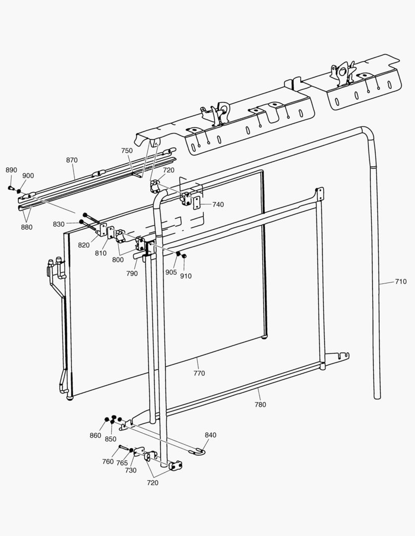 G040-30 RADIATOR SHELL ASS`Y AC CONDENSER