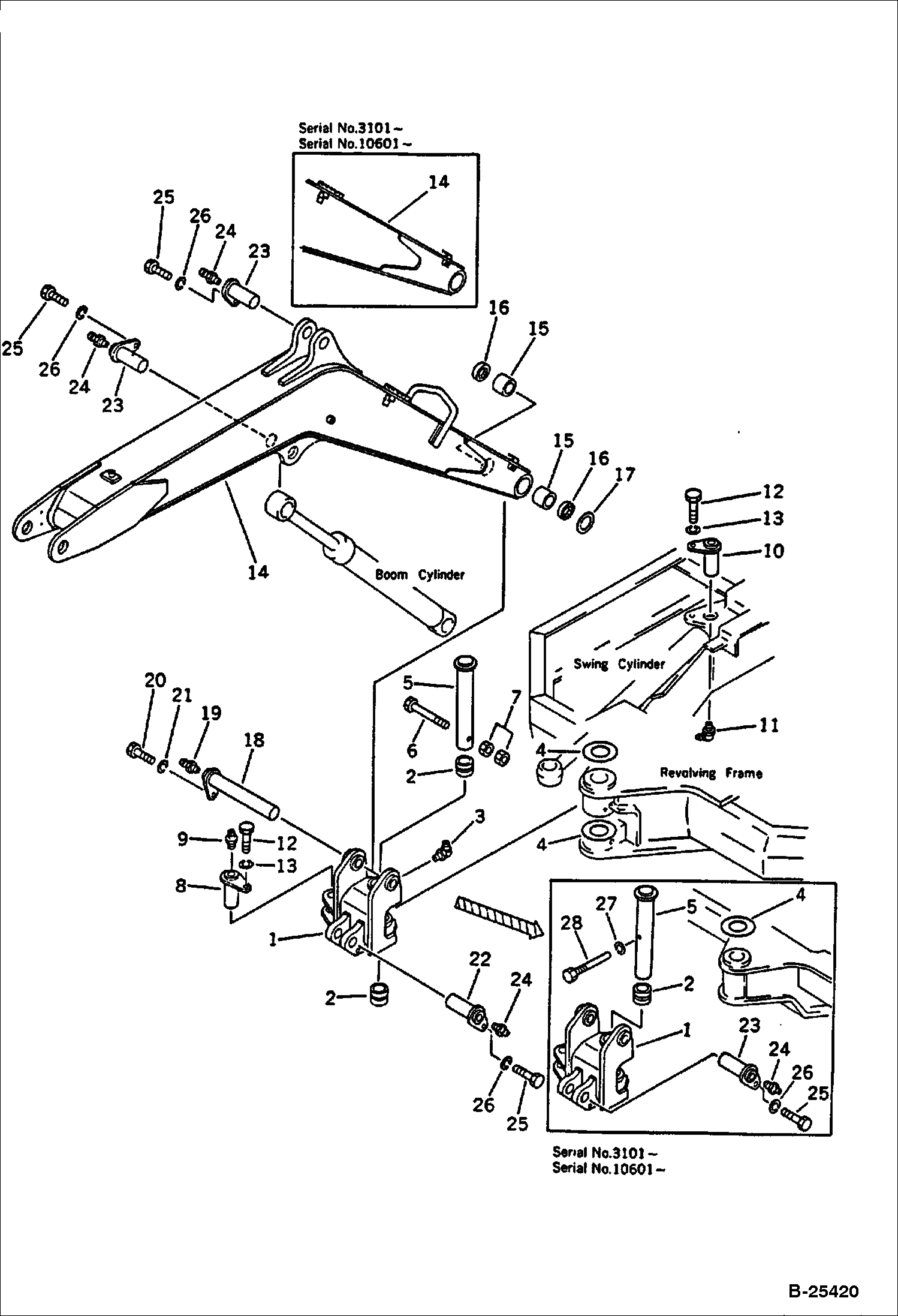ПОВОРОТНЫЙ КРОНШТЕЙН И СТРЕЛА