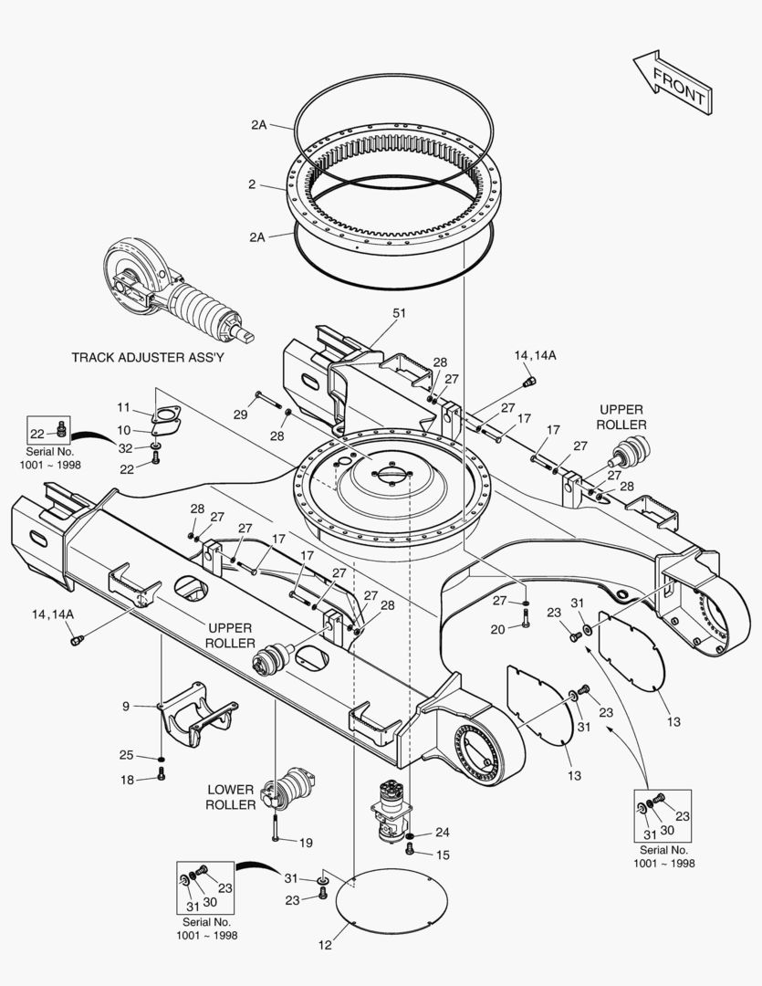 РАМА ГУСЕНИЦЫ