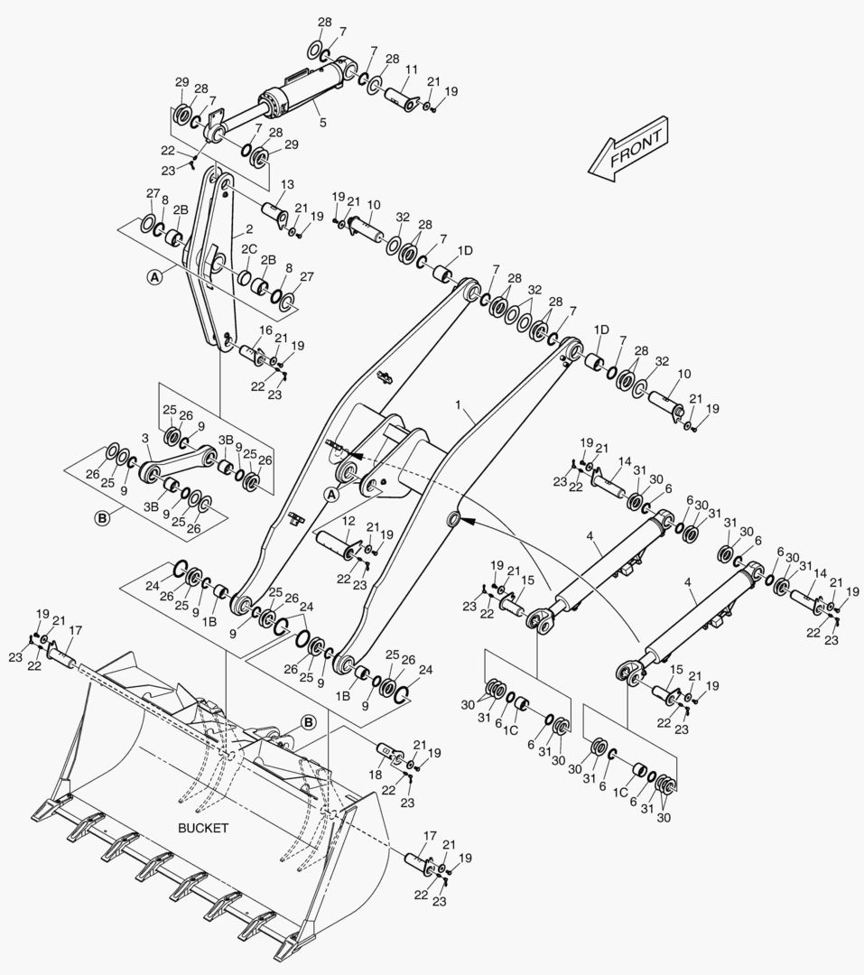 РУКОЯТЬ ПОГРУЗЧИКА