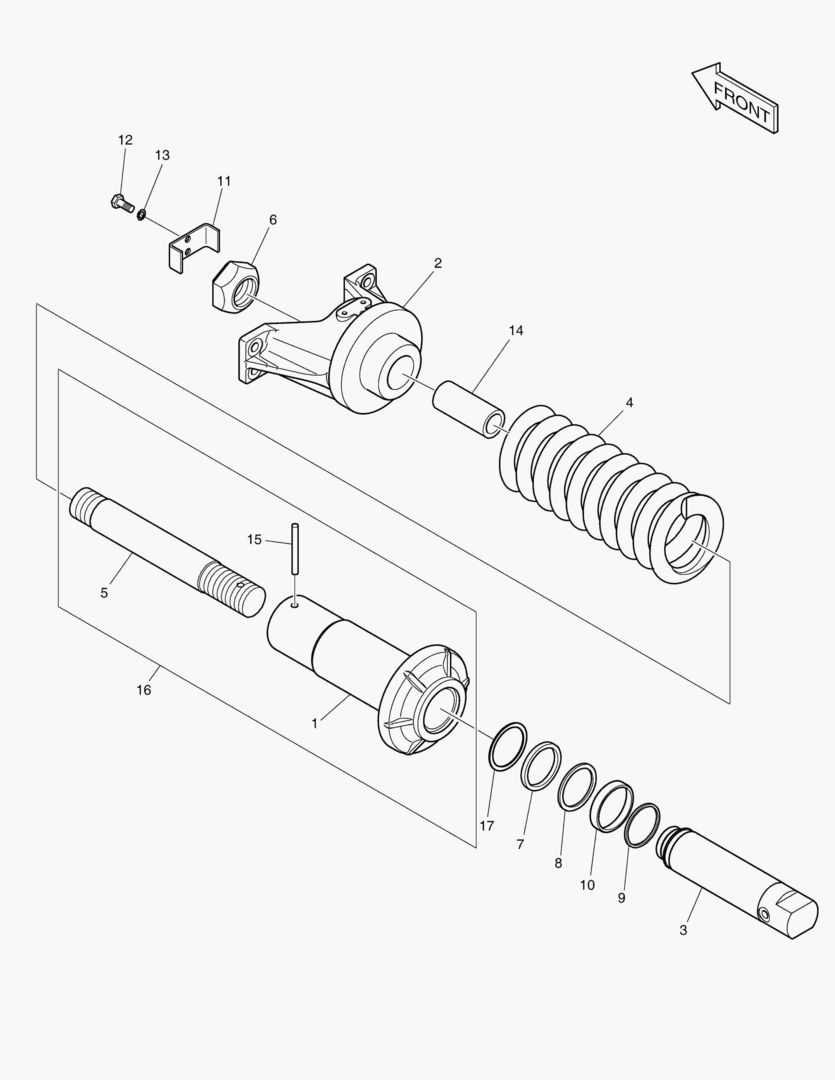 ПРУЖИНЫ ГУСЕНИЦЫ