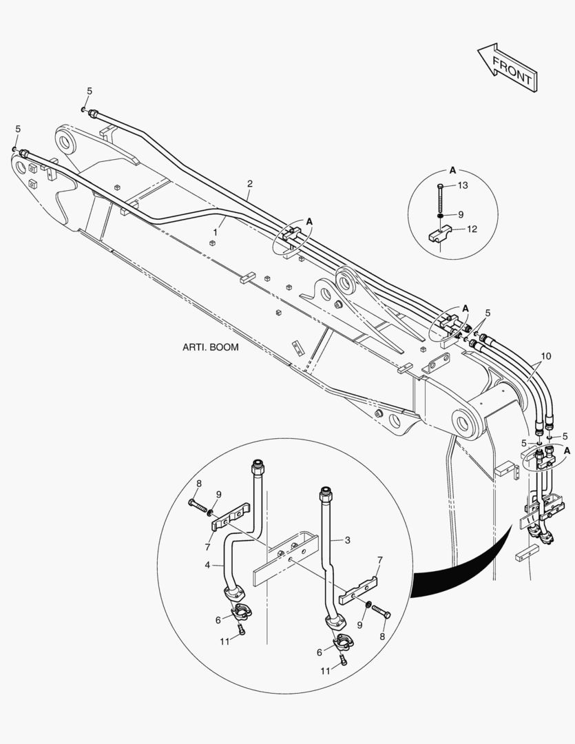7060 ARTI.BOOM PIPING - ONE & TWO WAY
