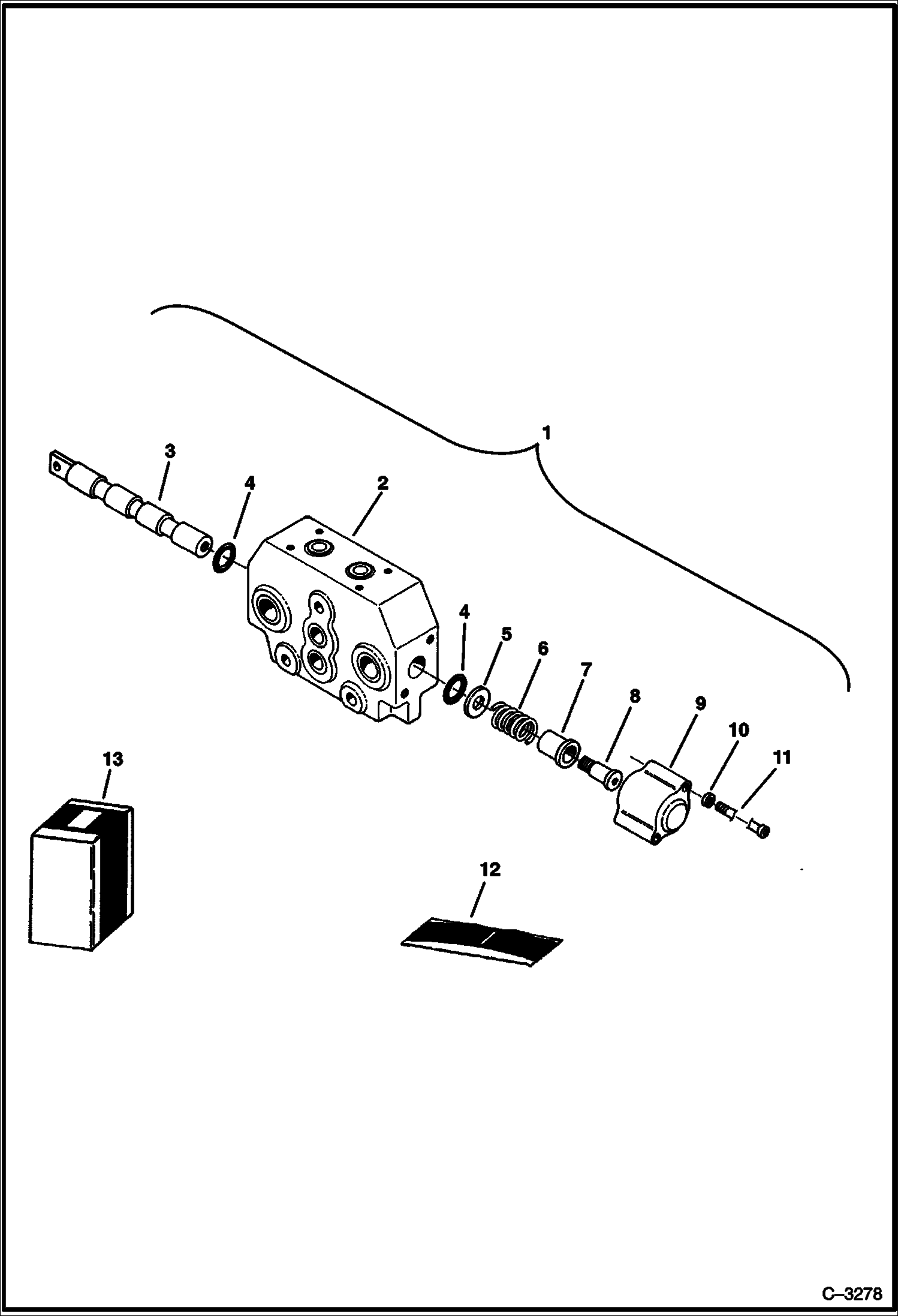 СЕКЦИЯ РАСПРЕДЕЛИТЕЛЯ (ОТВАЛ) (СЕРИЙНЫЙ НОМЕР 511820001 - 511820519)