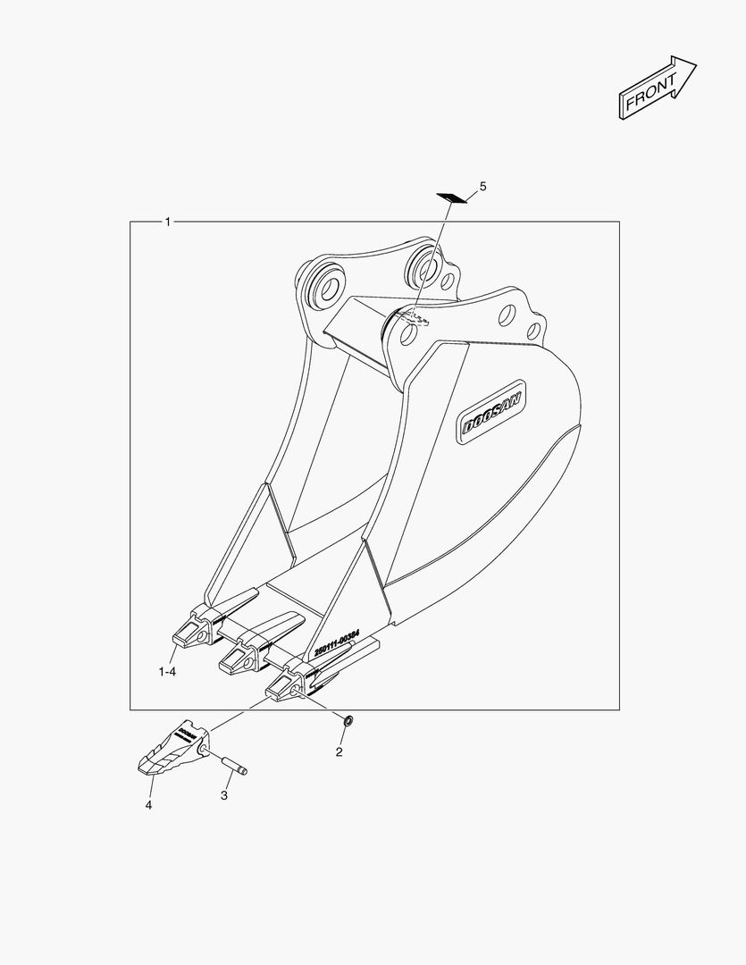 7330 BUCKET ASSВґY - 0.21mВі - H CLASS [5001~6161]