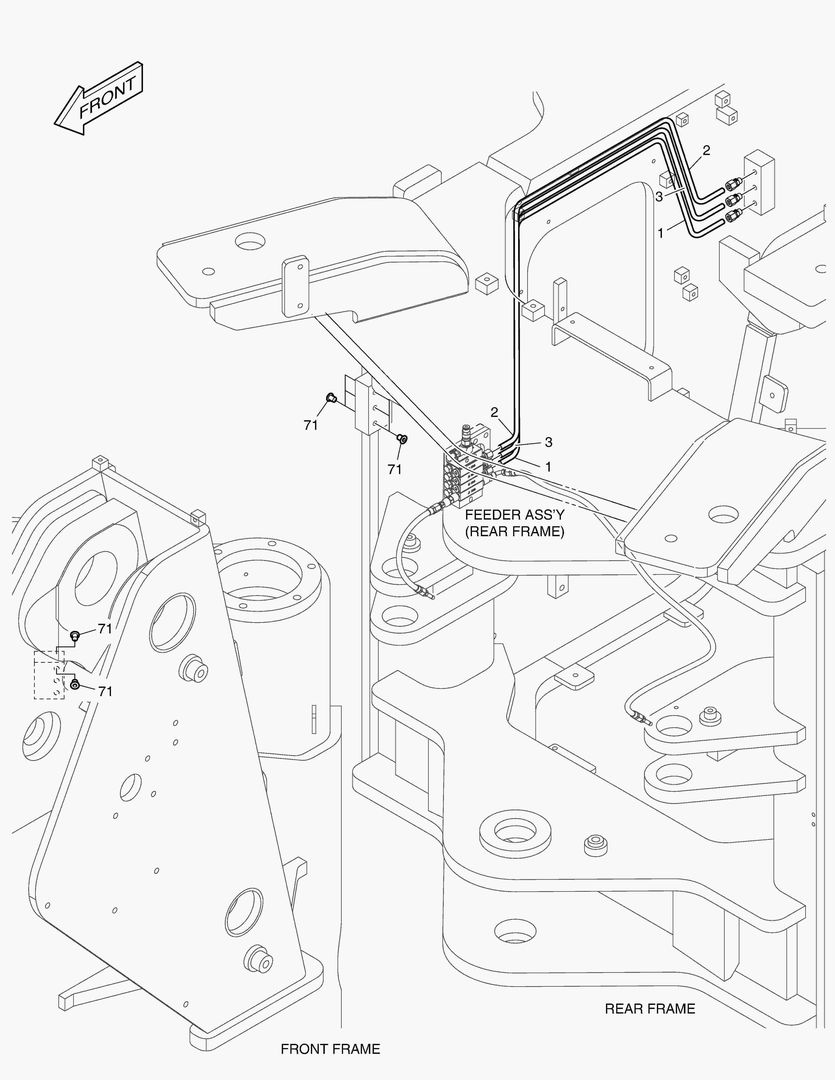 6100 AUTO GREASING SYSTEM-AXLE & DRIVE SHAFT