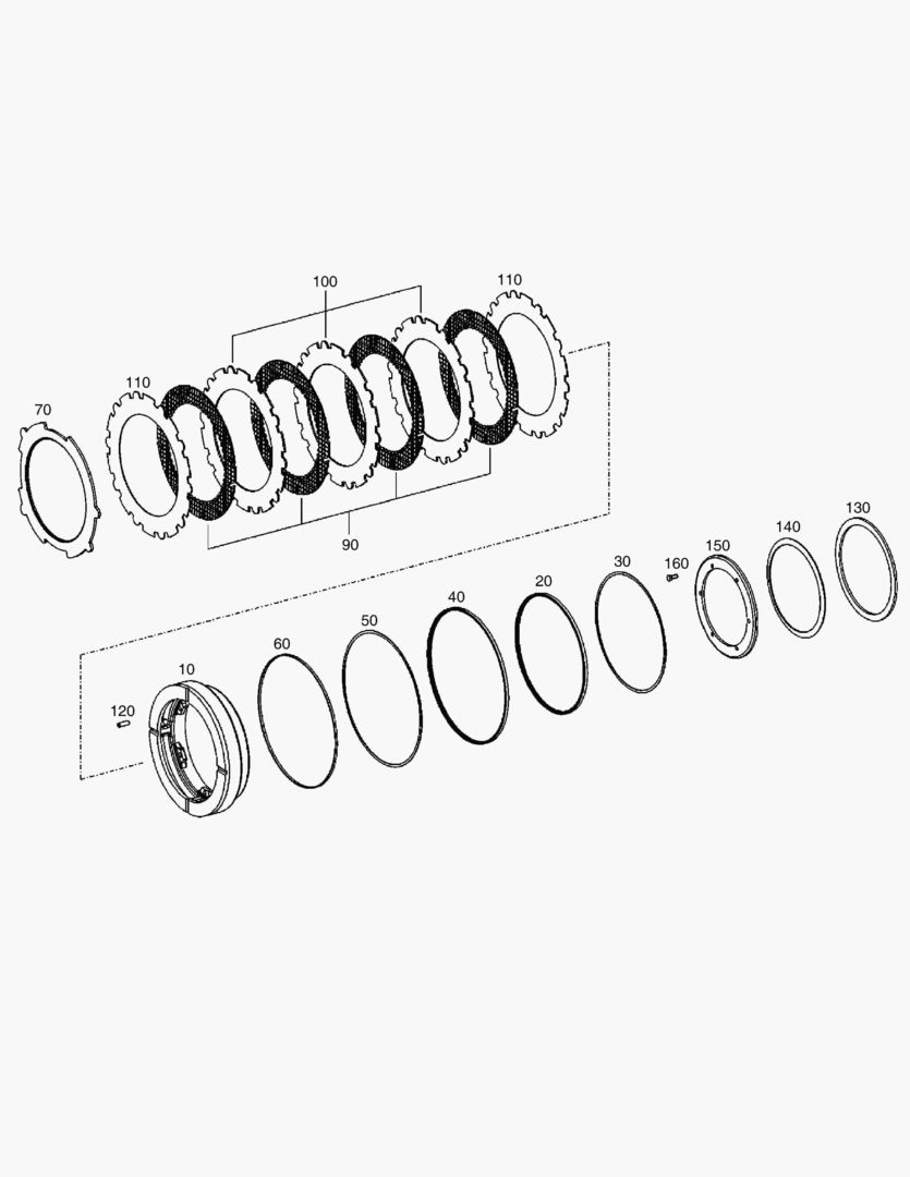 Спецтехника 3600 BRAKE - REAR AXLE [4370~] - главное фото