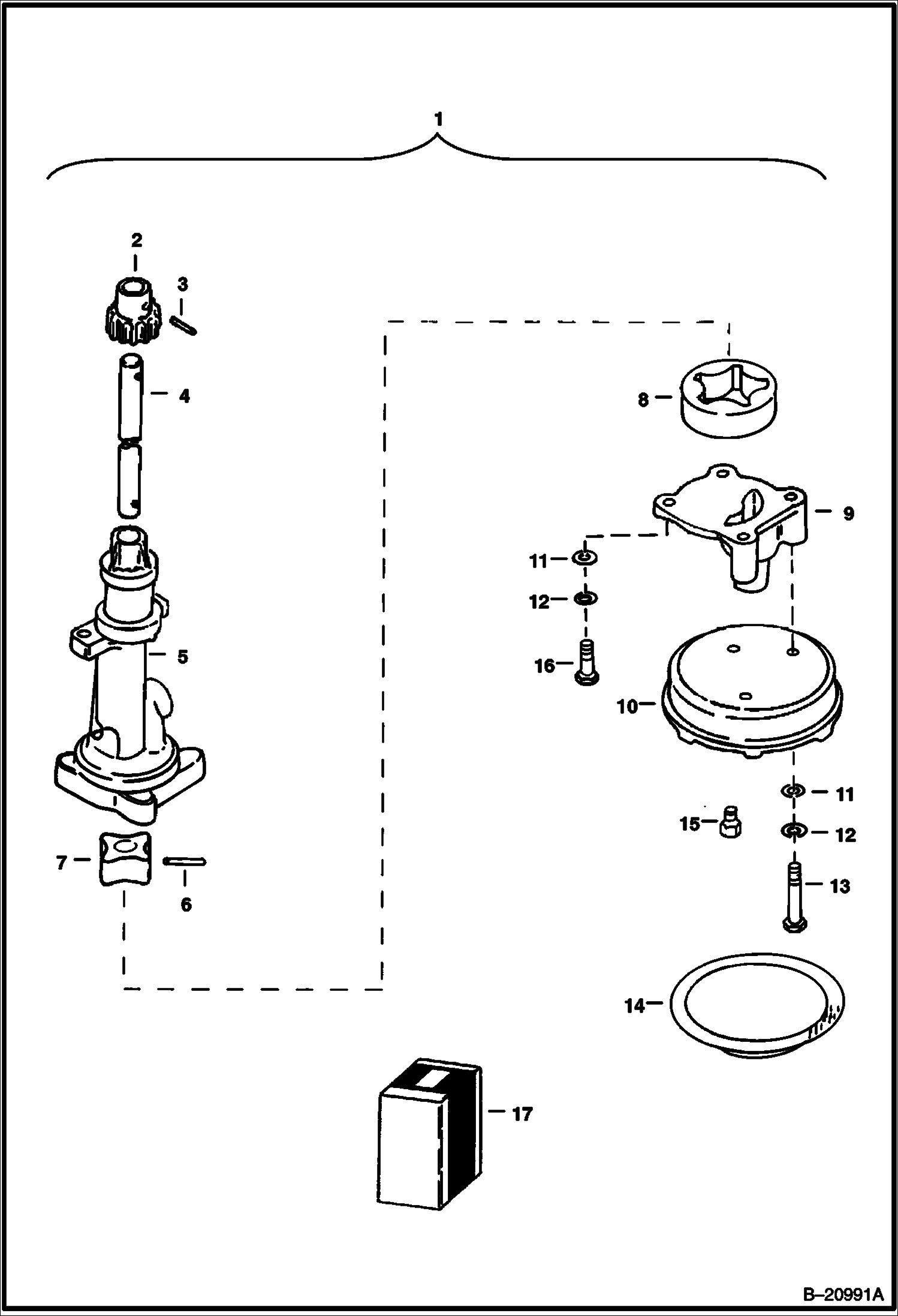 МАСЛЯНЫЙ НАСОС (ДЛЯ ДВИГАТЕЛЯ СПЕЦИФИКАЦИИ #4JBIPK01)