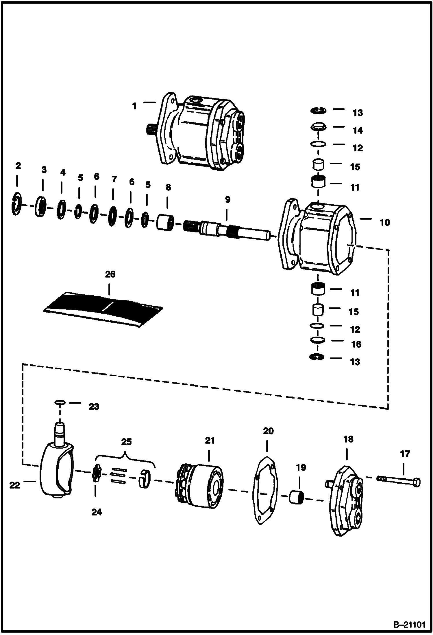 ГИДРОСТАТИЧЕСКИЙ ДВИГАТЕЛЬ (DBA - НОВАЯ МОДЕЛЬ)