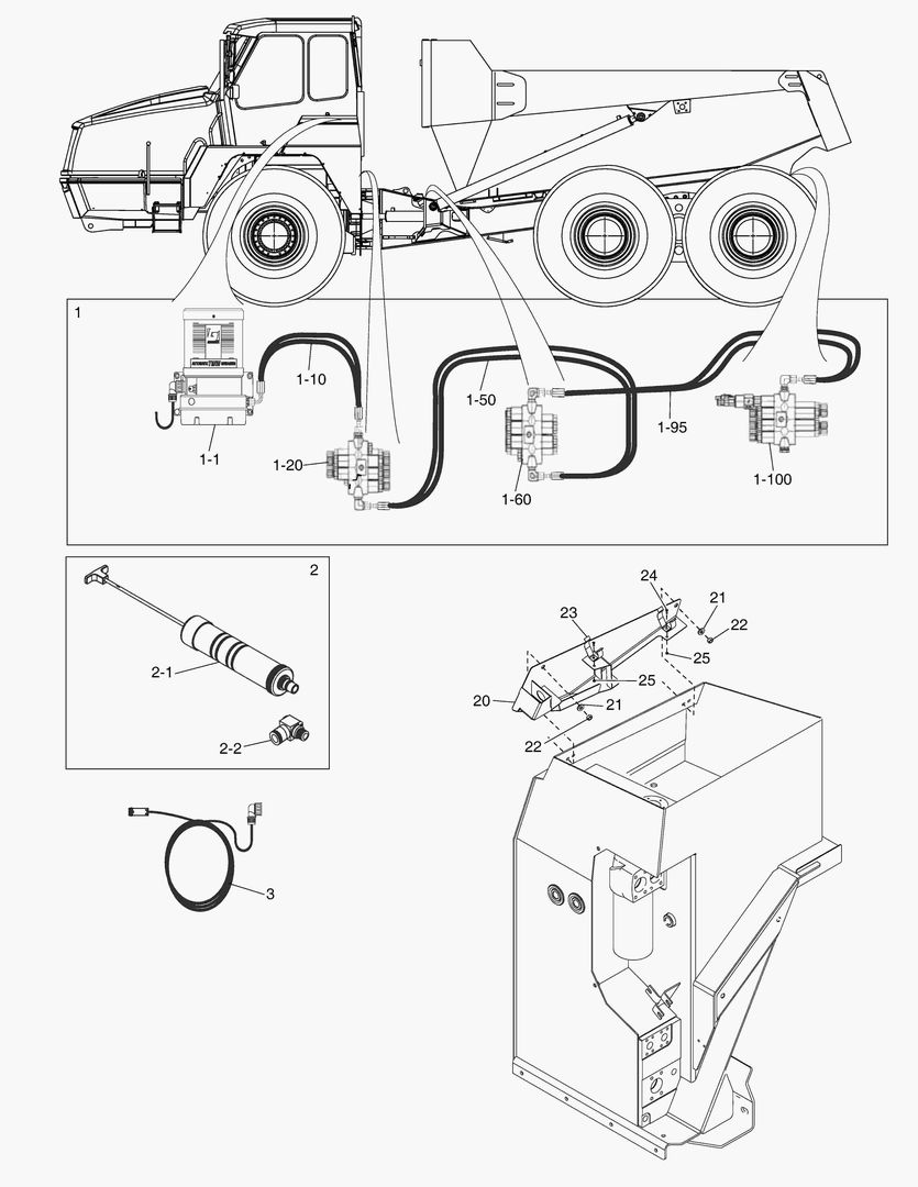 G490-4 CENTRAL LUBRICATION [ ~ 8X0645 ] [~8X0645]