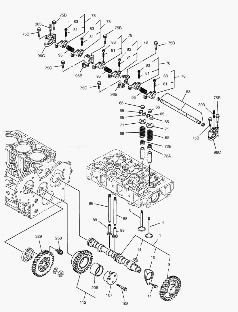 155 CAMSHAFT AND VALVE [20592~]