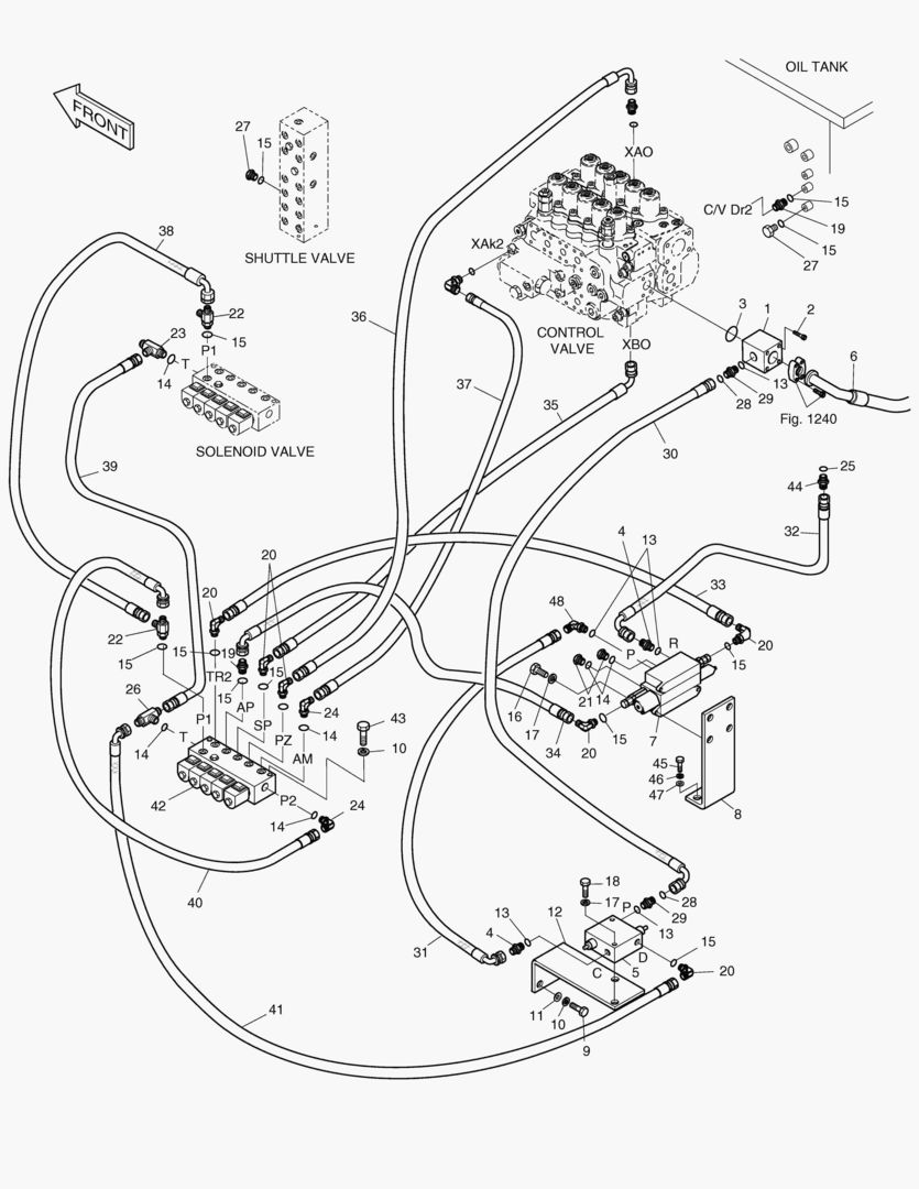 1801 GRAPPLE PIPING-OPT. [1035~]