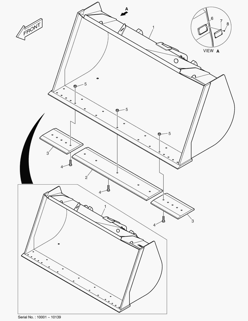 5240 BUCKET - 2.6гЋҐ (CUTTING EDGE)