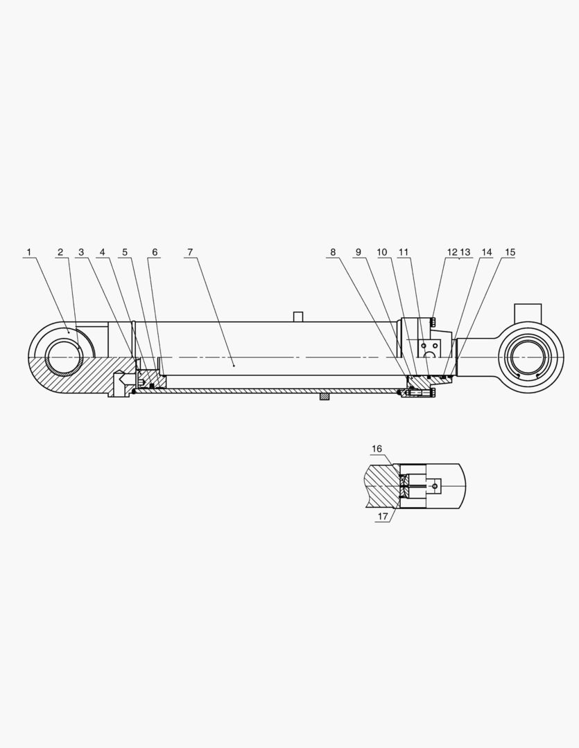 3256 CYLINDER;BUCKET(JY)