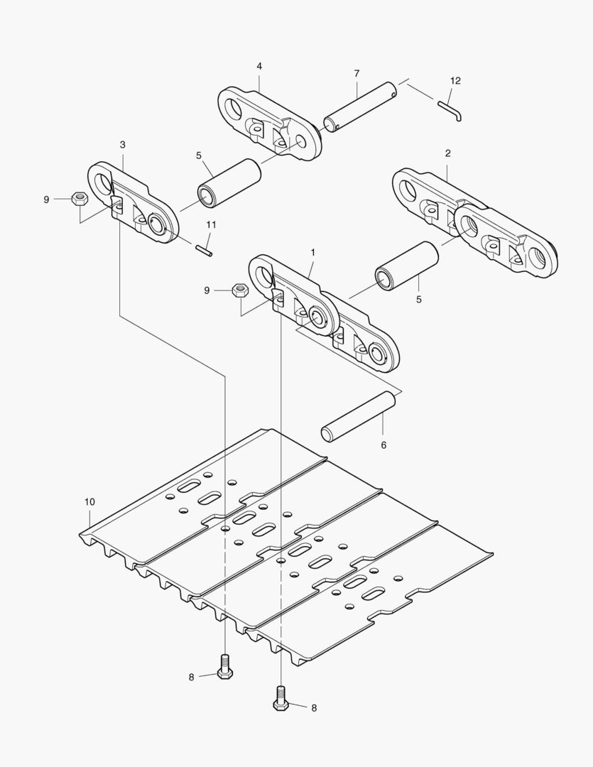 6140 TRACK LINK & SHOE ASS`Y