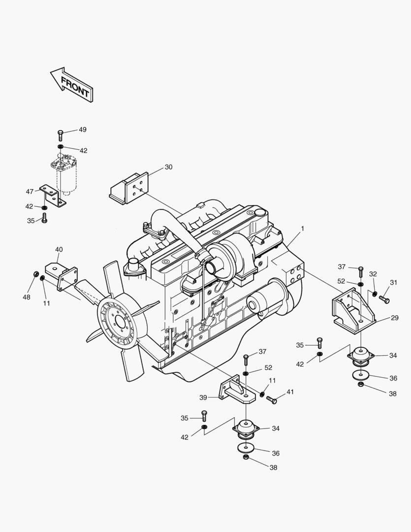 МОНТАЖ ДВИГАТЕЛЯ