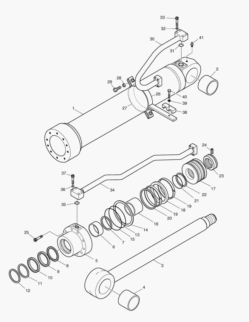 Спецтехника 4220 BOOM CYLINDER - L.H [5001~5593] - главное фото