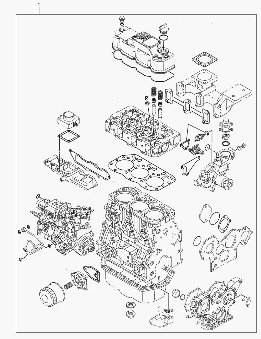 150 ENGINE GASKET KIT [20576~]