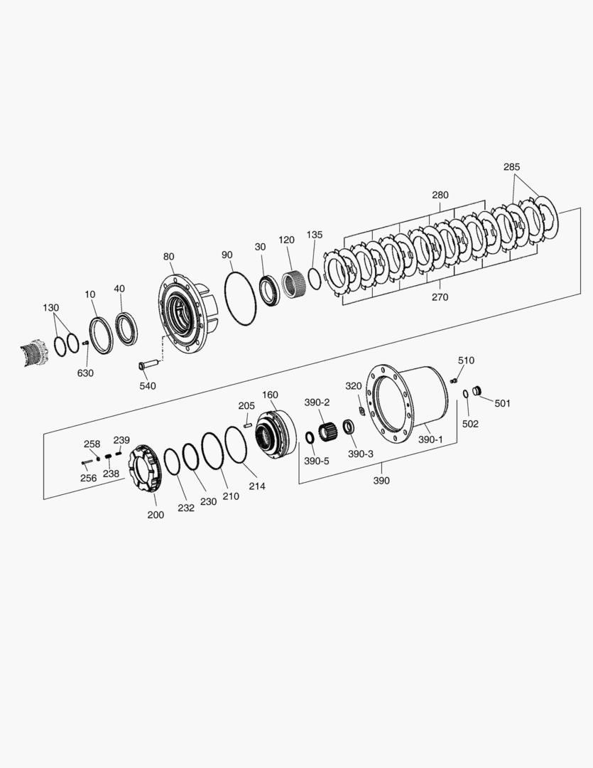4560 OUTPUT - FRONT AXLE [1001~1397]