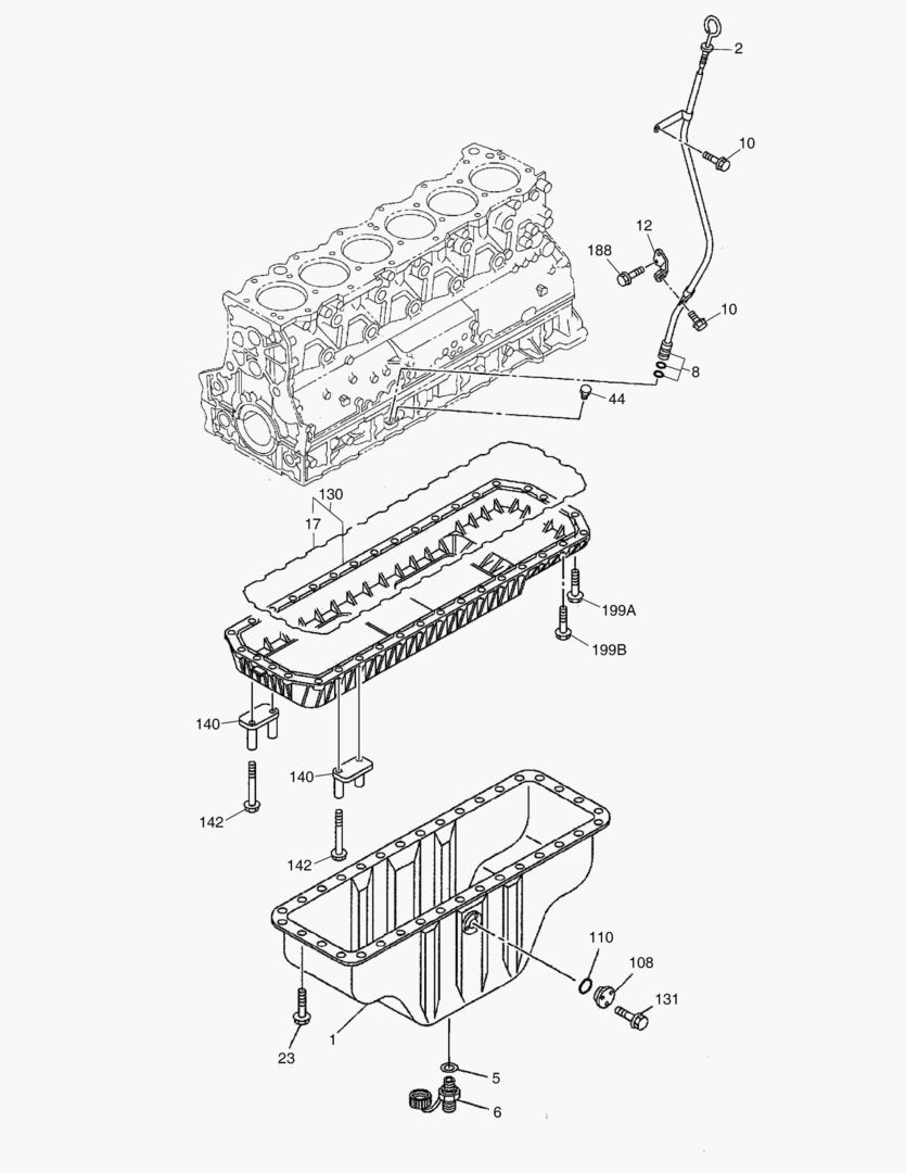 ПОДДОН КАРТЕРА И УКАЗАТЕЛЬ УРОВНЯ