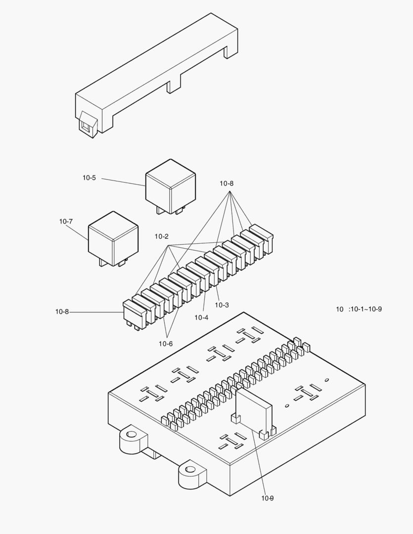 Спецтехника 1400 ELECTRIC PARTS (8) - ELECTRIC BOX - главное фото